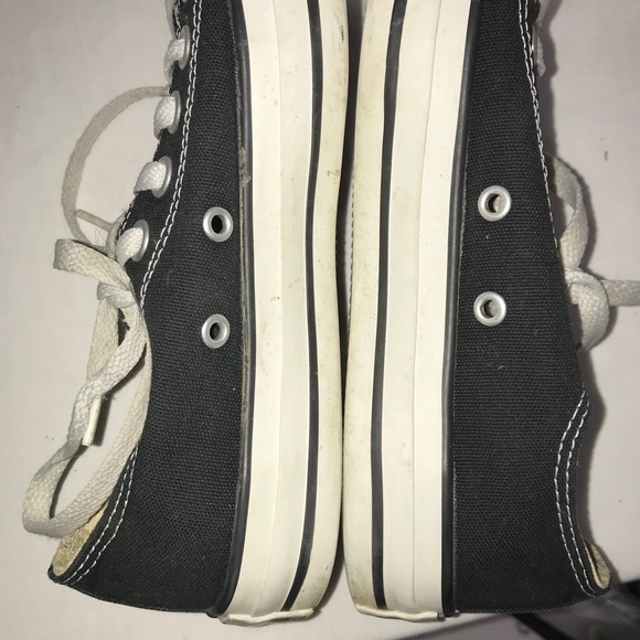 All-Star Converse Classic Black Lace-Up Sneakers - Picture 6 of 8